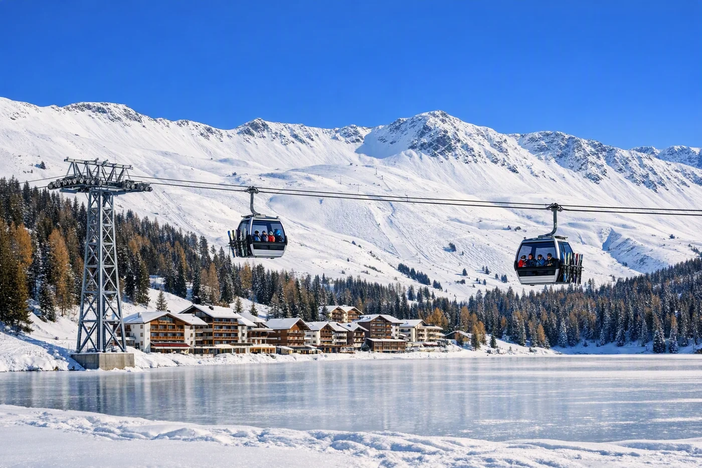 Lyžařské středisko Arosa Lenzerheide, Švýcarsko