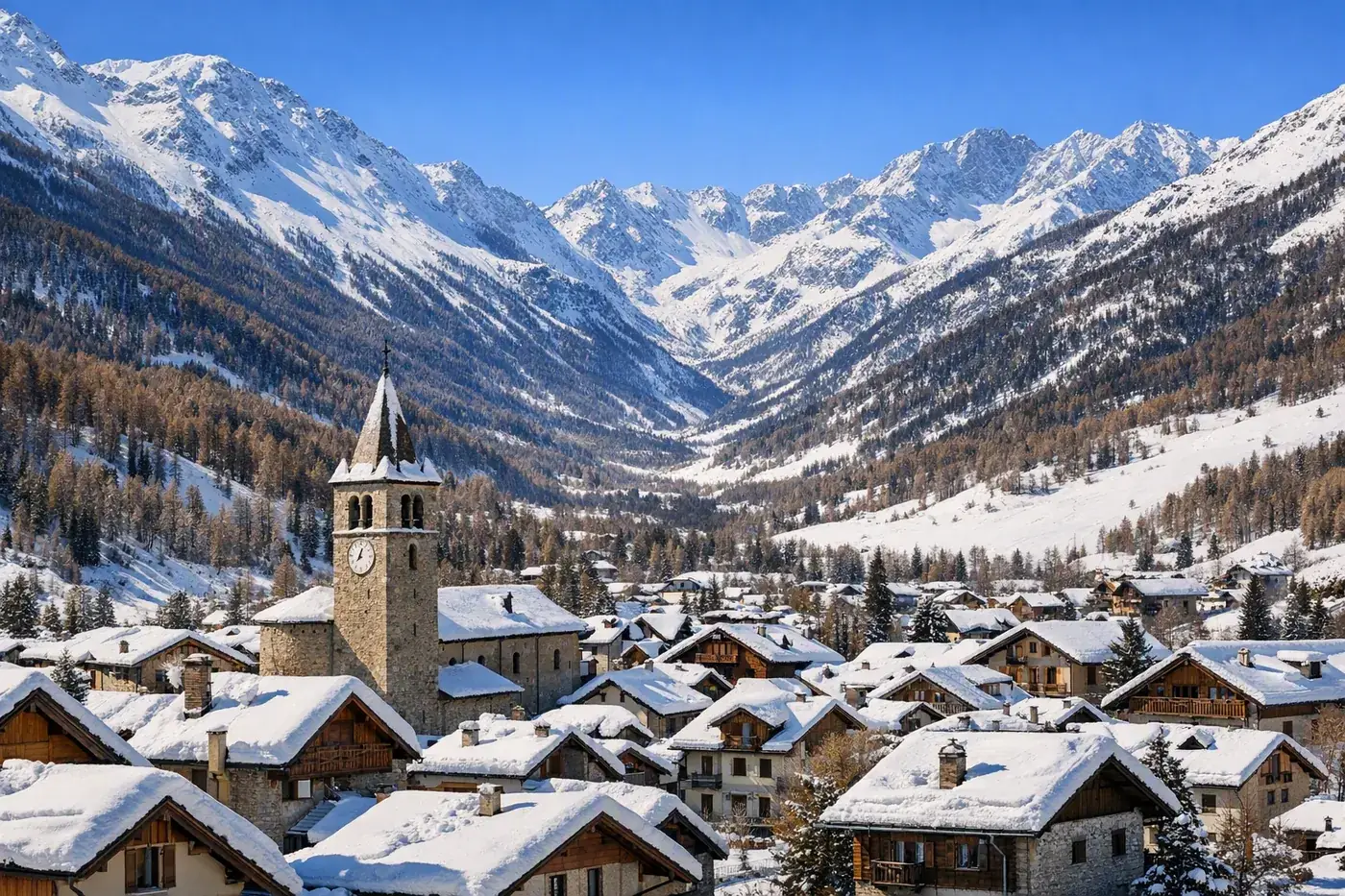Lyžařské středisko Bardonecchia, Itálie
