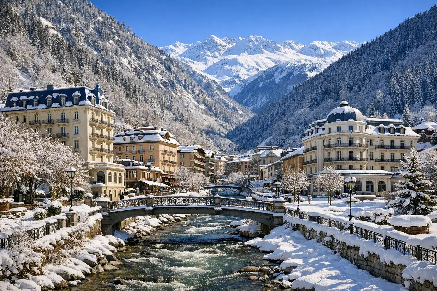 Lyžařské středisko Brides-les-Bains, Francie