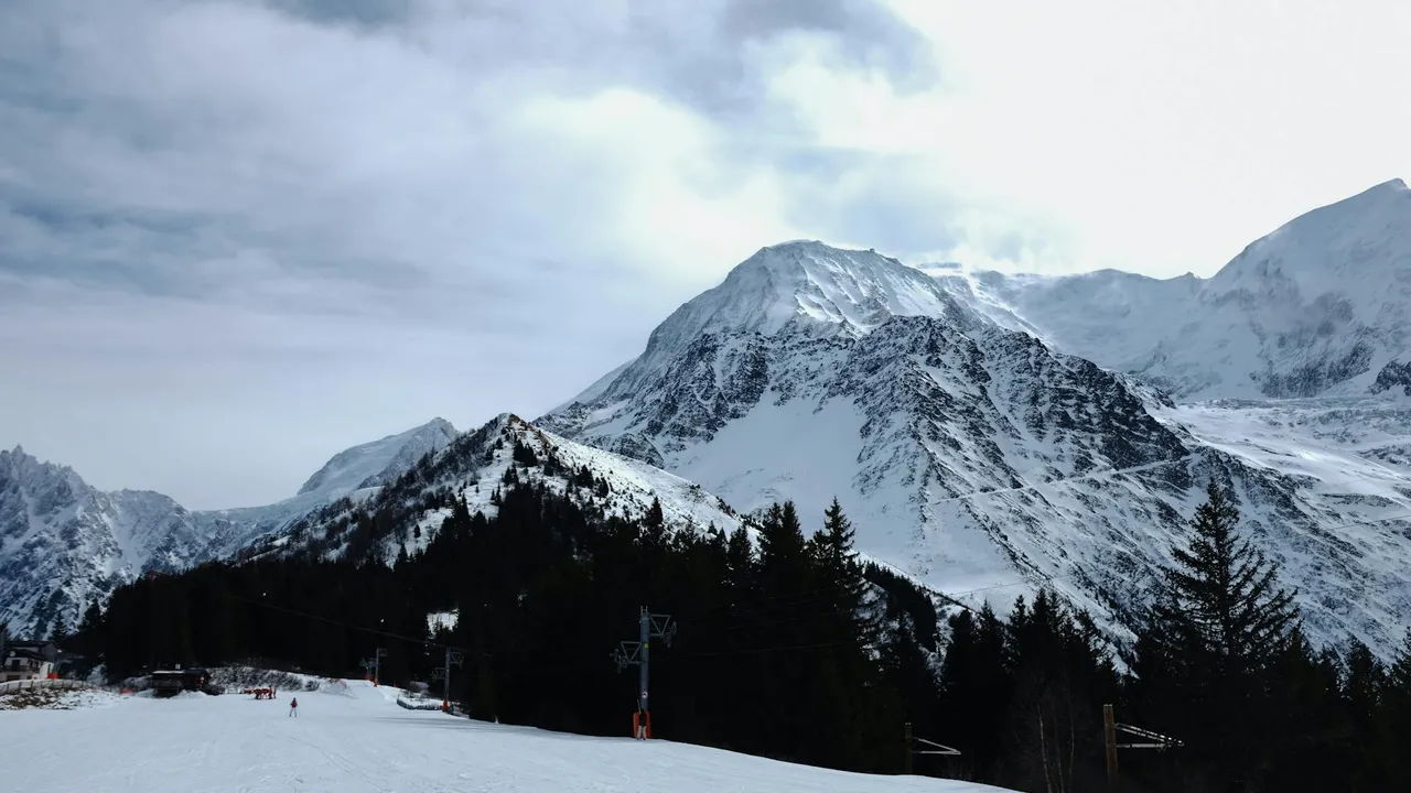Lyžařské středisko Courmayeur, Itálie