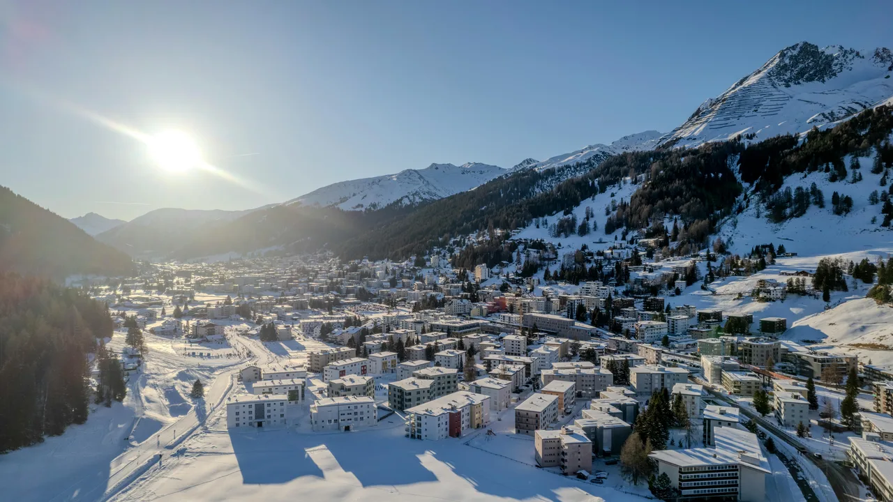 Lyžařské středisko Davos, Švýcarsko