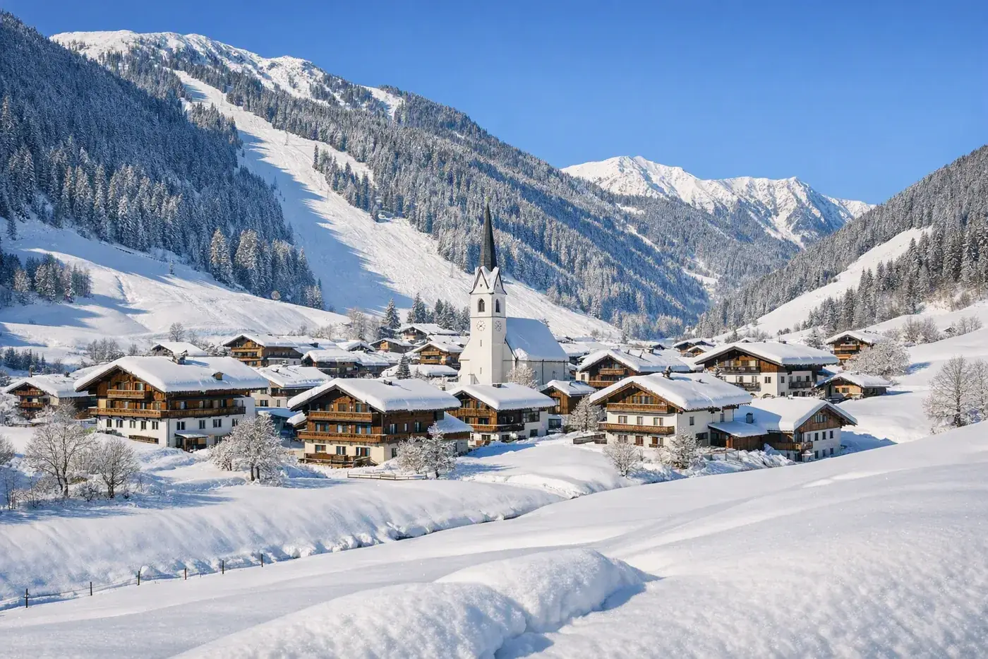 Skiferie i Dorfgastein i Rakousko
