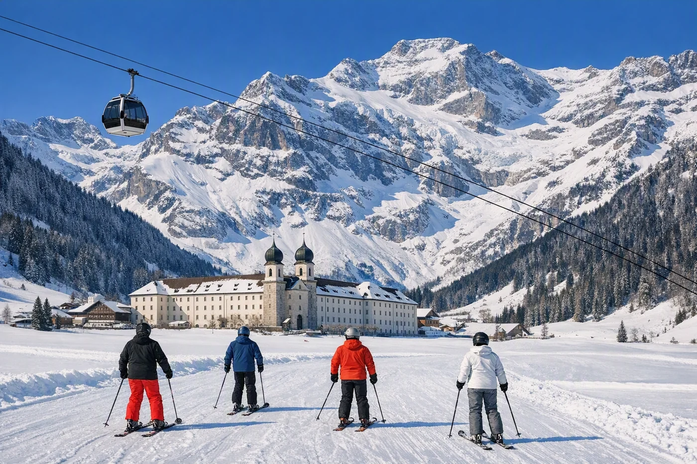 Lyžařské středisko Engelberg, Švýcarsko