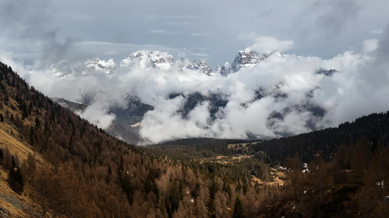 Lyžařské středisko Madonna di Campiglio, Itálie