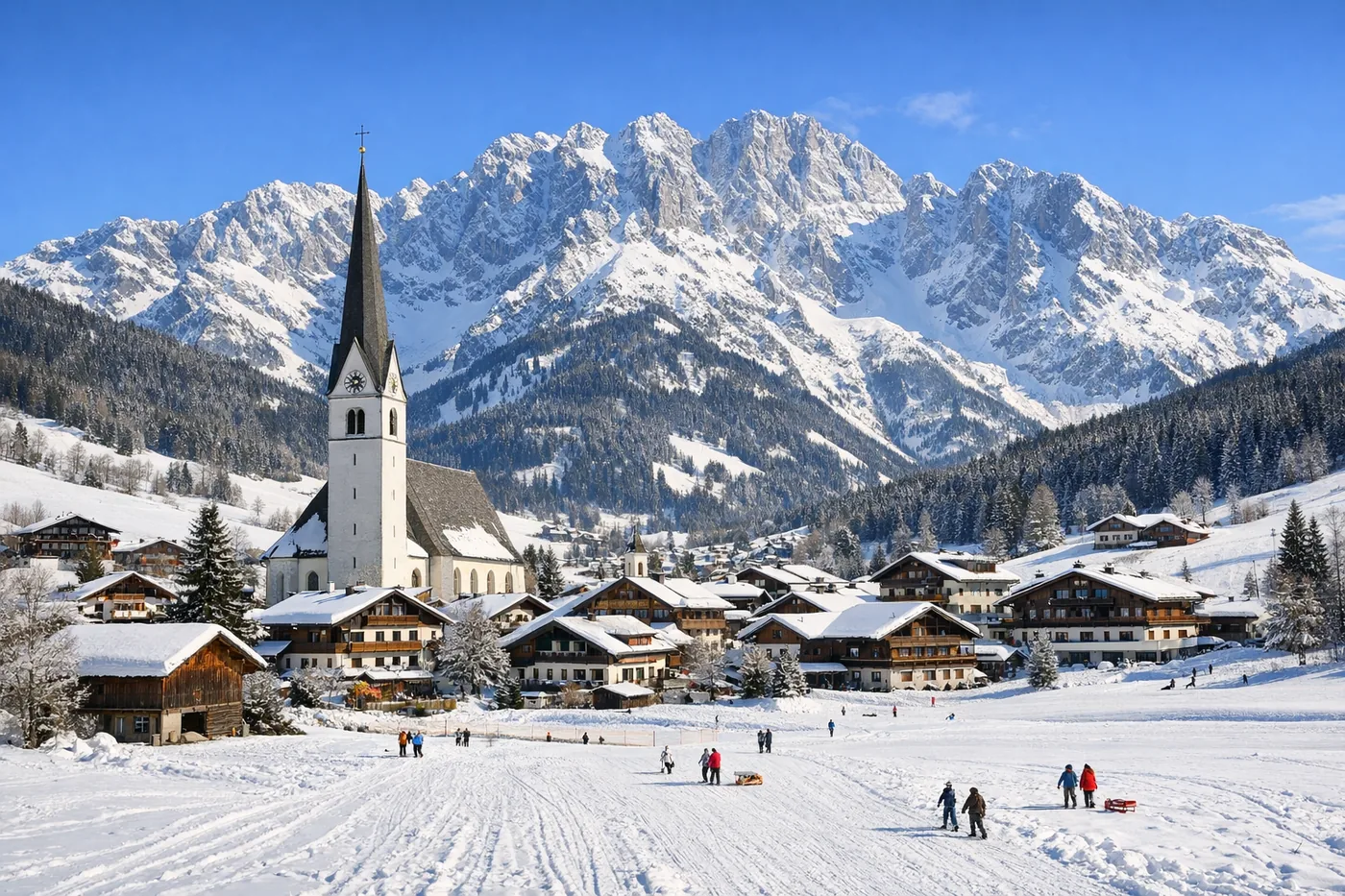 Lyžařské středisko Maria Alm, Rakousko
