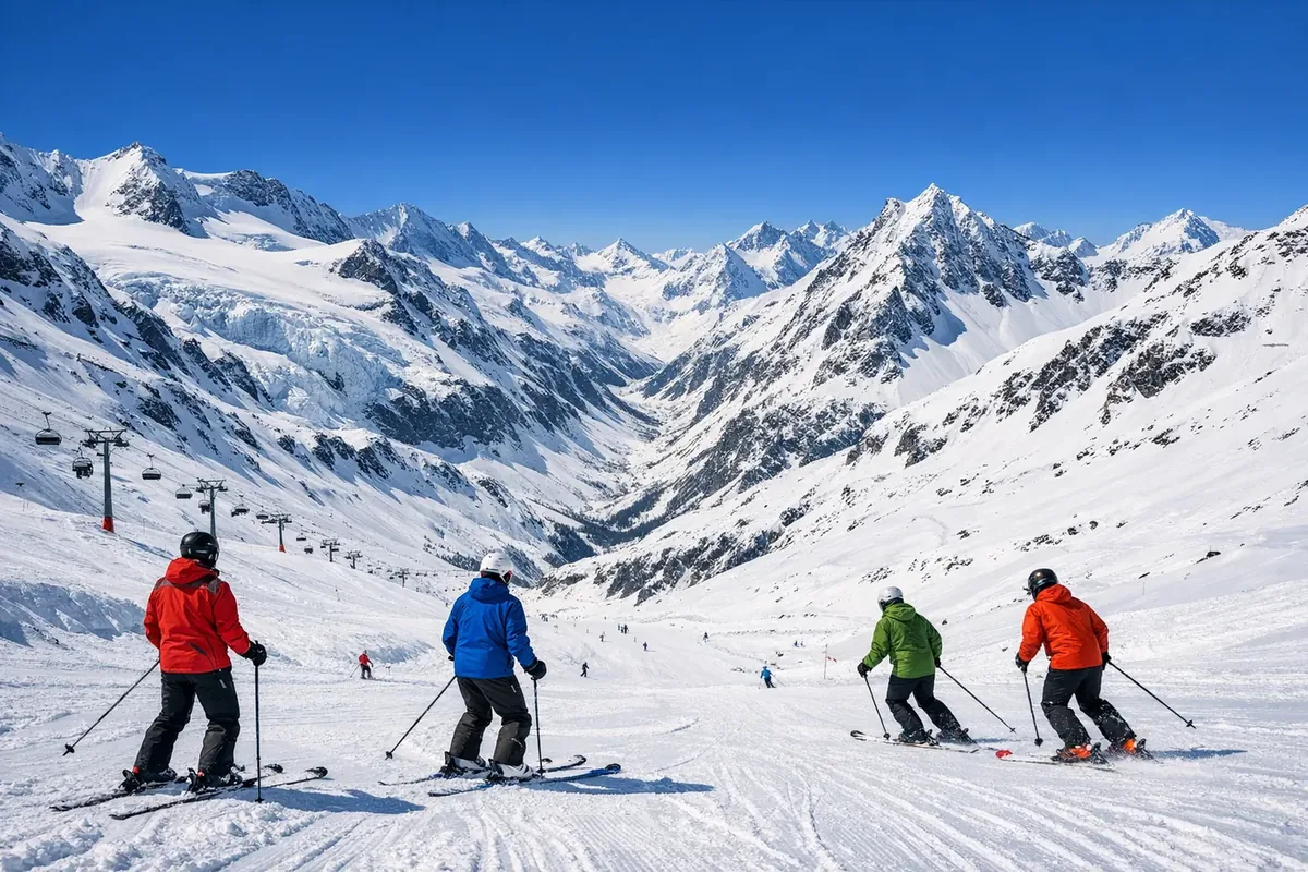 Toppkjøring i Obergurgl