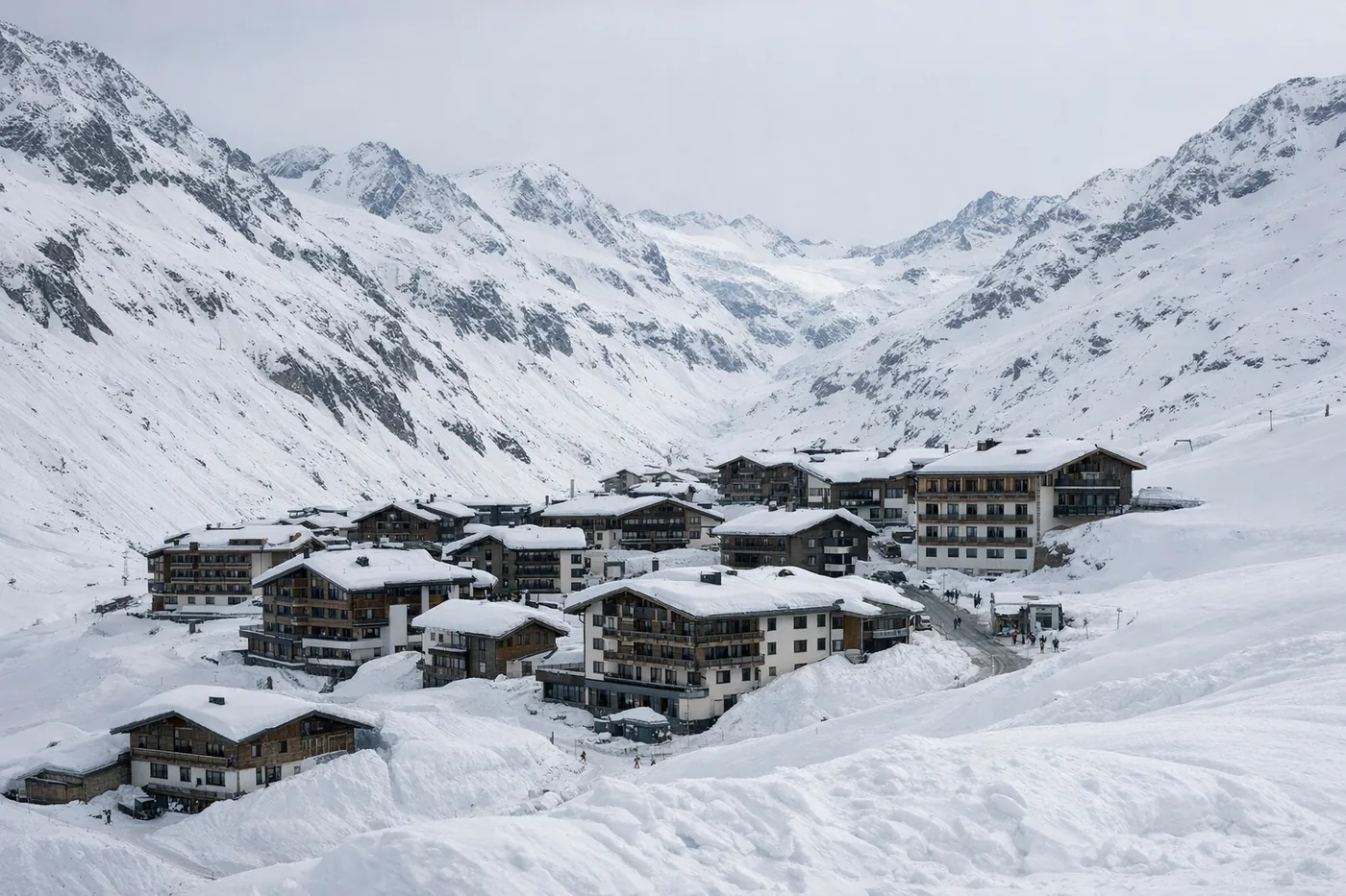 Lyžařské středisko Obergurgl, Rakousko
