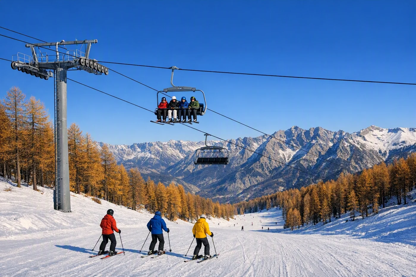 Skiferie i Pra-Loup i Francie