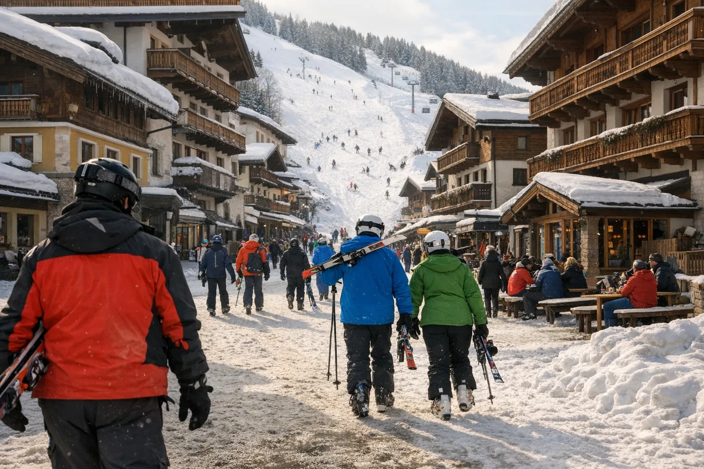 Lyžařské středisko Saalbach, Rakousko