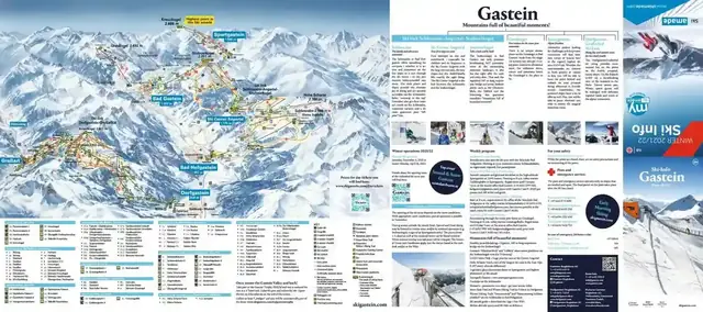 Løypekart Bad Gastein