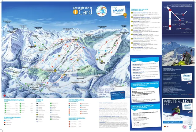 Løypekart Heiligenblut