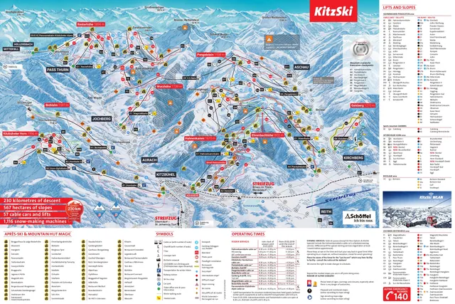 Løypekart Kitzbühel